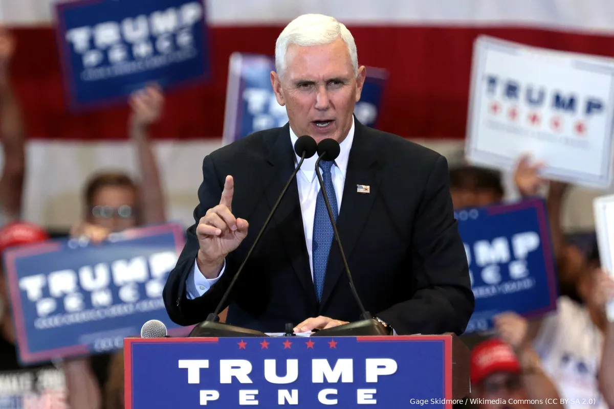 Former Vice President Mike Pence runs for president and faces off against Donald Trump and Ron DeSantis
