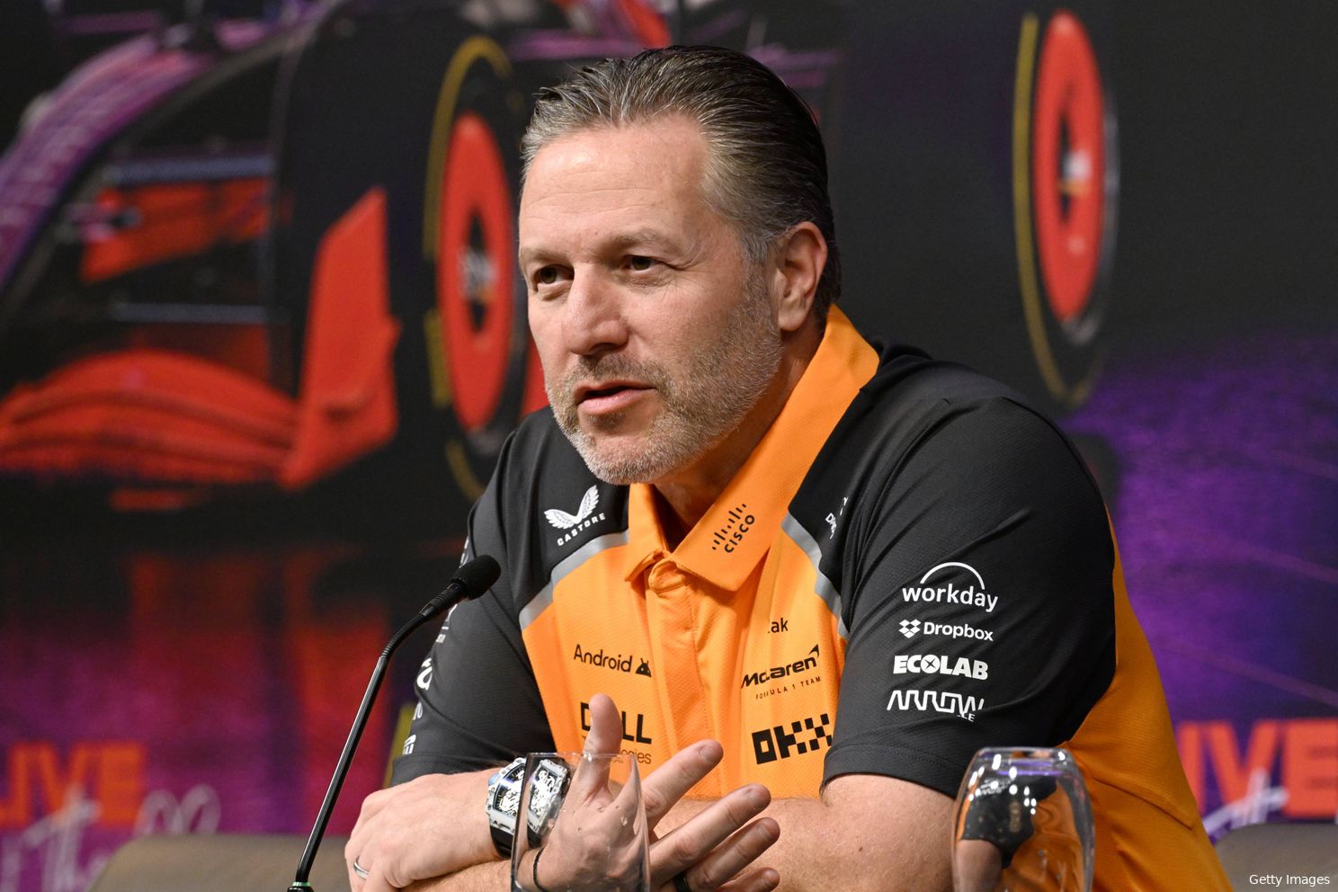 75 launch event 2025 zak brown