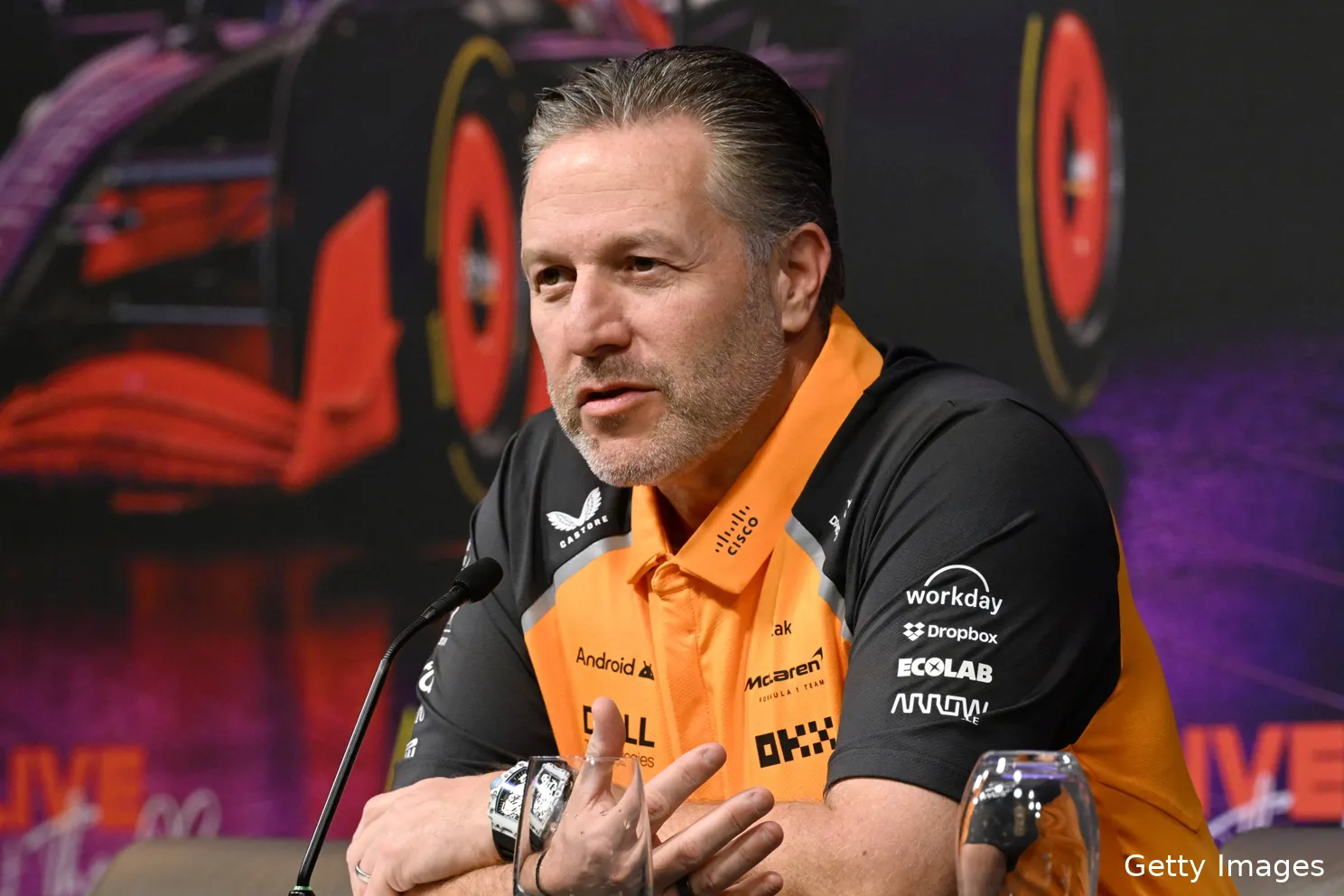 75 launch event 2025 zak brown