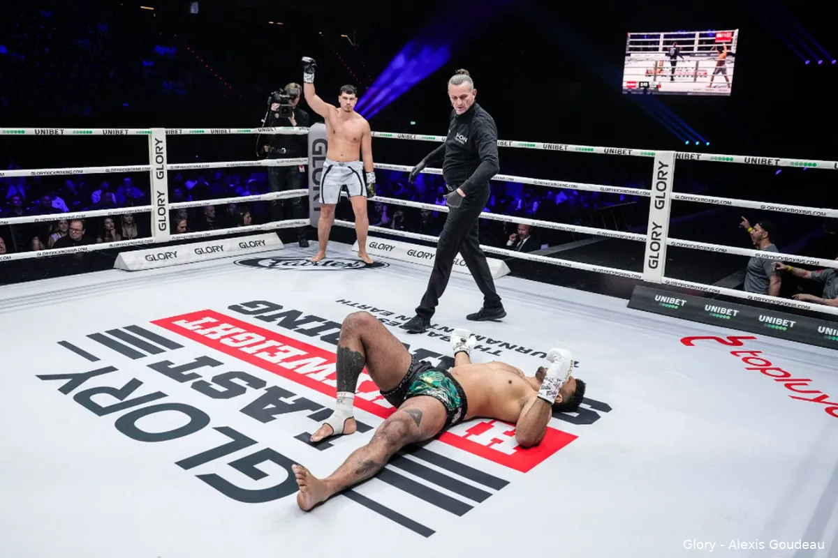 Glory 99: Anis Bouzid sloopt tegenstander Cook in record tempo