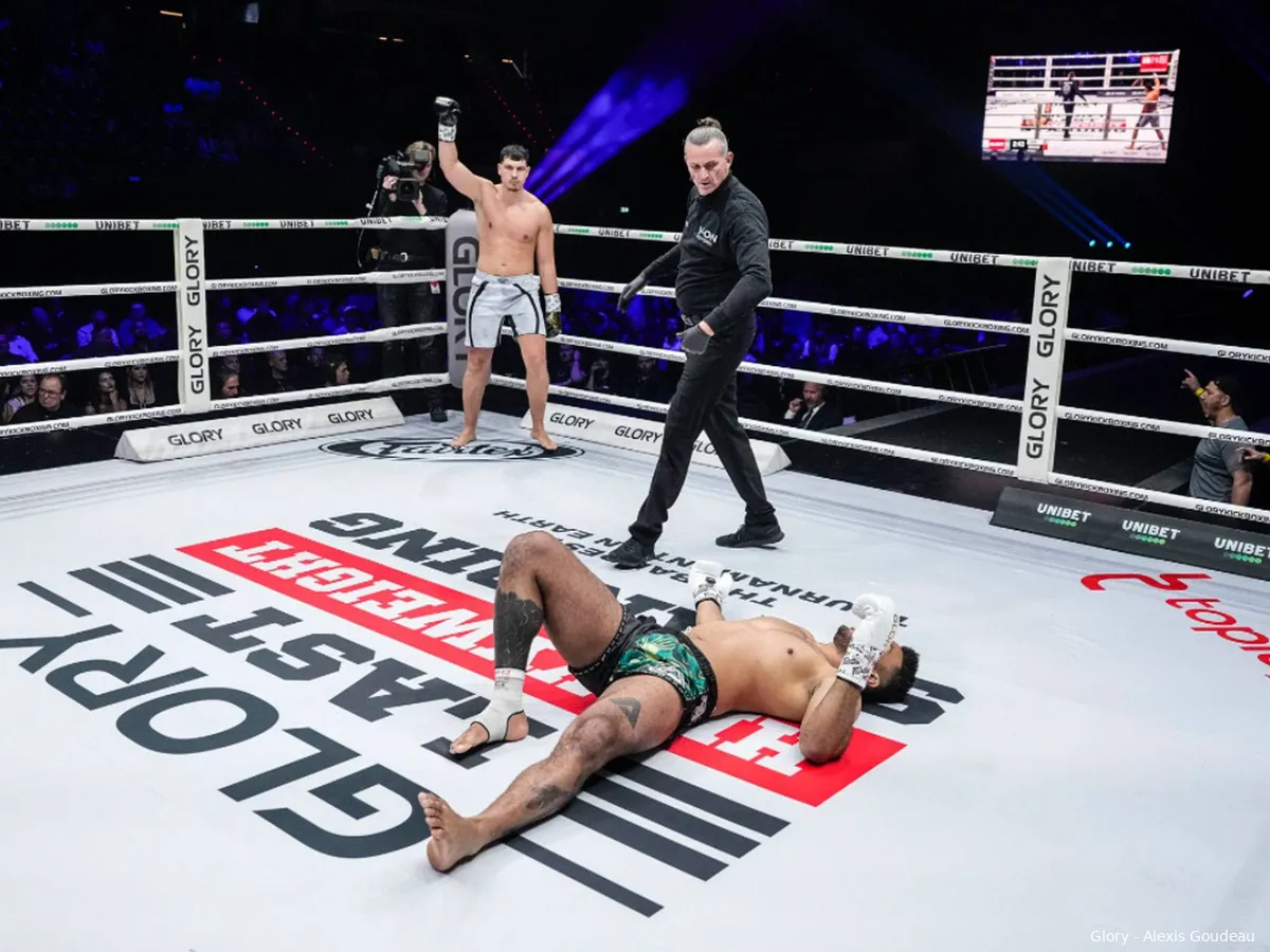 Glory 99: Anis Bouzid sloopt tegenstander Cook in record tempo