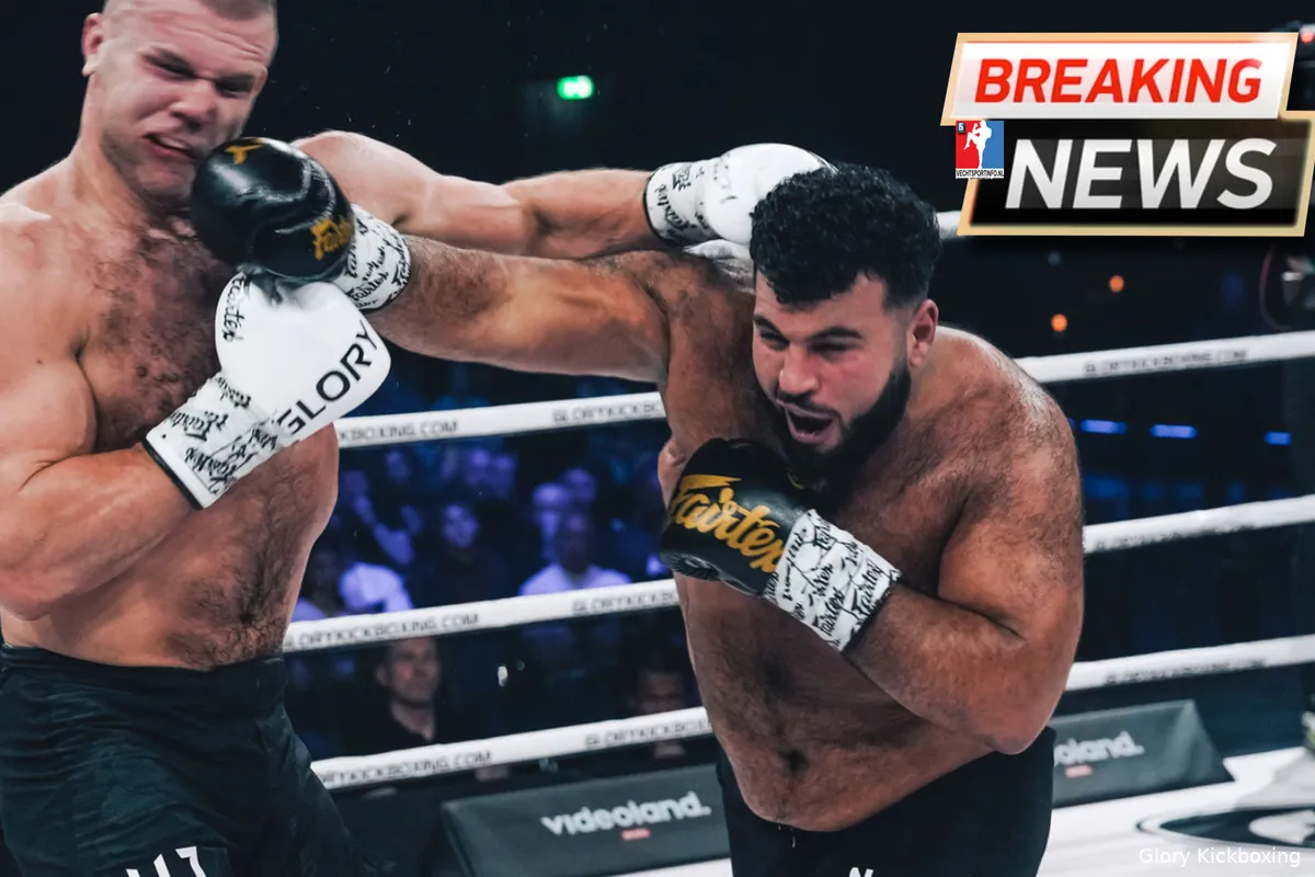 Nabil 'The Tank' Khachab op 11 maart weer in actie bij Glory 84