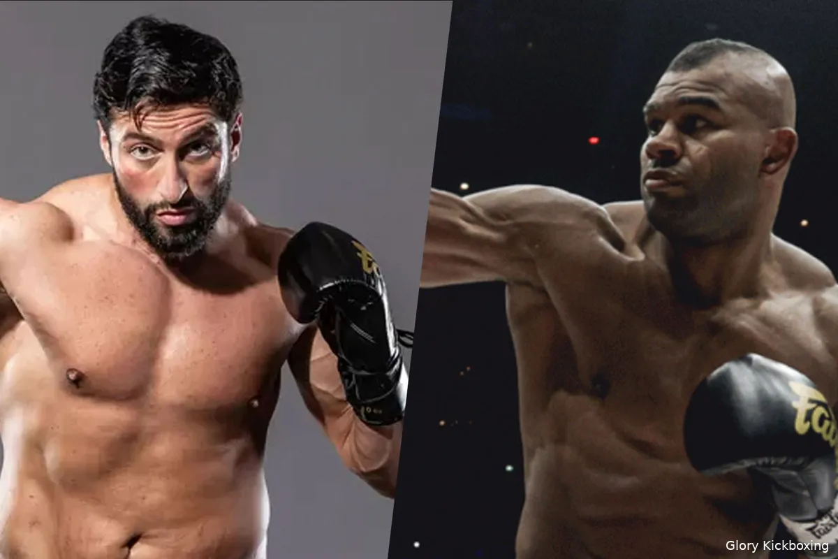 Topkickboksers Overeem en Ben Saddik in actie tijdens Glory Grand Prix?