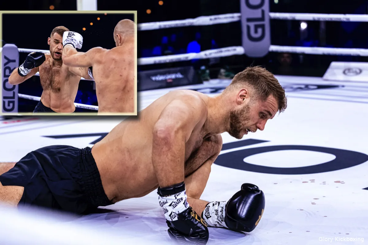 'Boem en liggen!' Dit was de lekkerste KO bij Glory afgelopen zaterdag