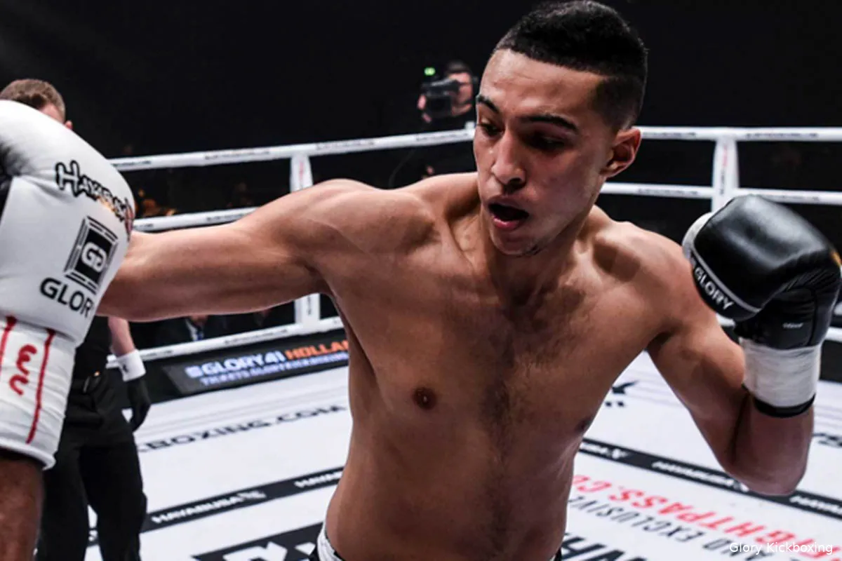 Emotionele Imad Hadar boekt winst tijdens Glory 87 in Rotterdam Ahoy
