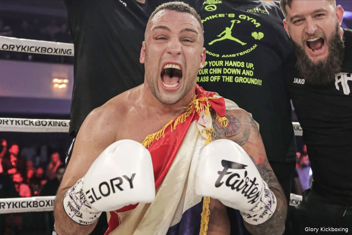 Antonio Plazibat zegt af voor gevecht met Levi Rigters op GLORY 95