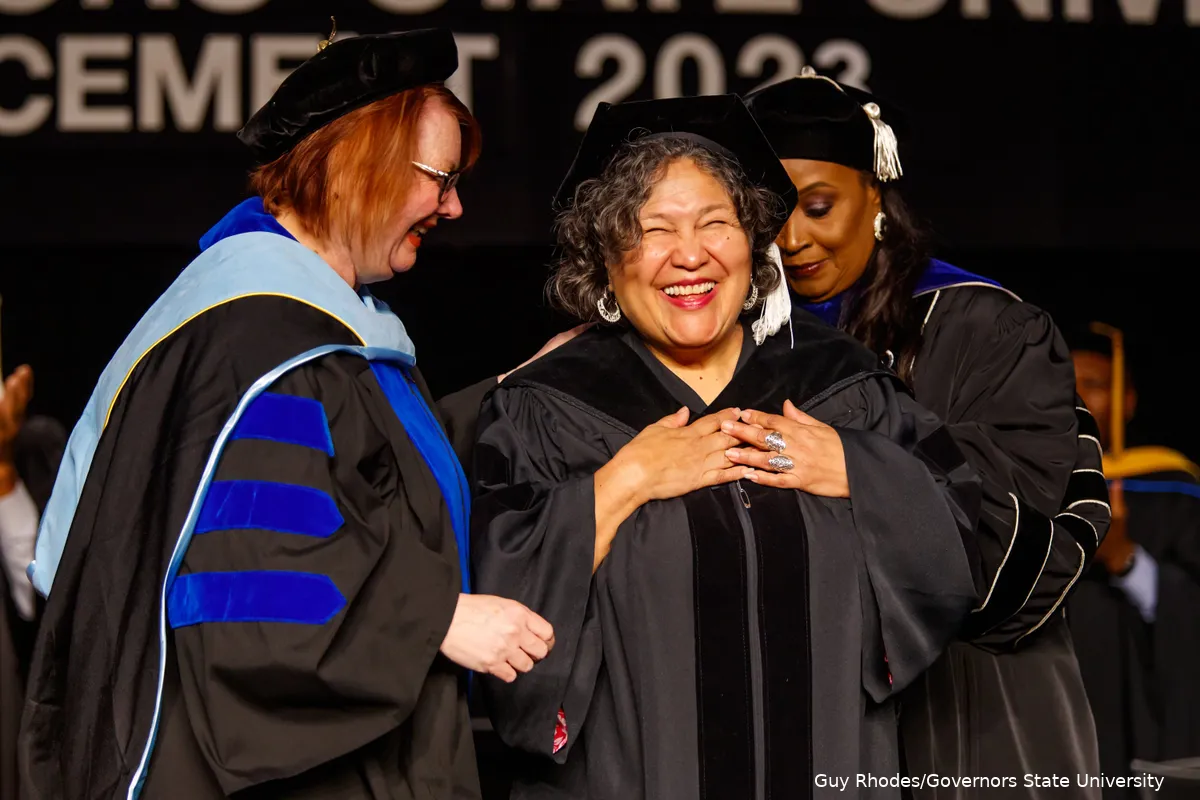 Syliva Puente at Commencement