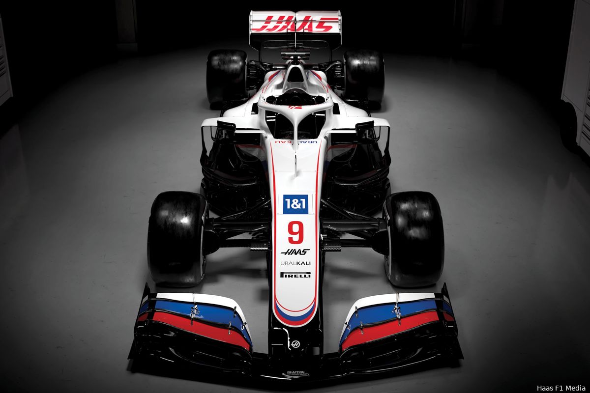 Nieuwe voorvleugel en engine cover Haas pas klaar voor eerste race