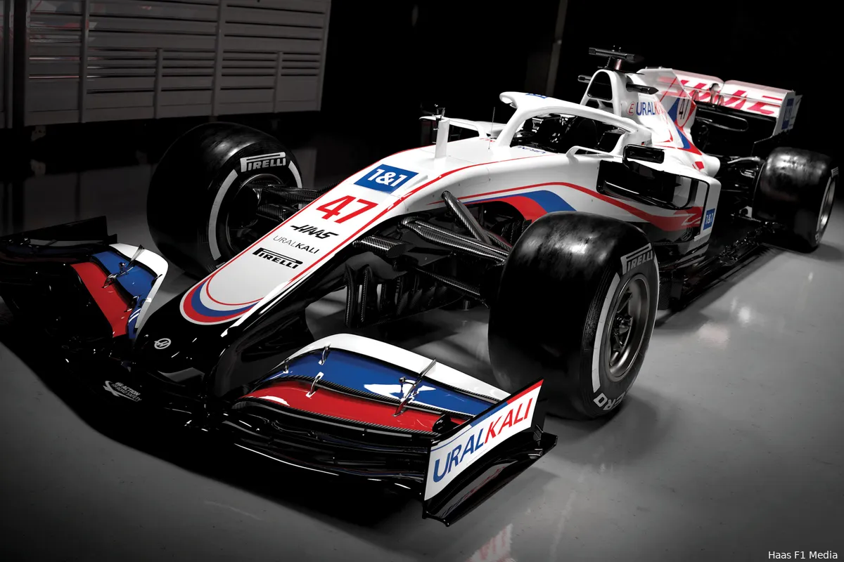 Foto's: Haas onthult kleurstelling voor 2021-seizoen met nieuwe hoofdsponsor