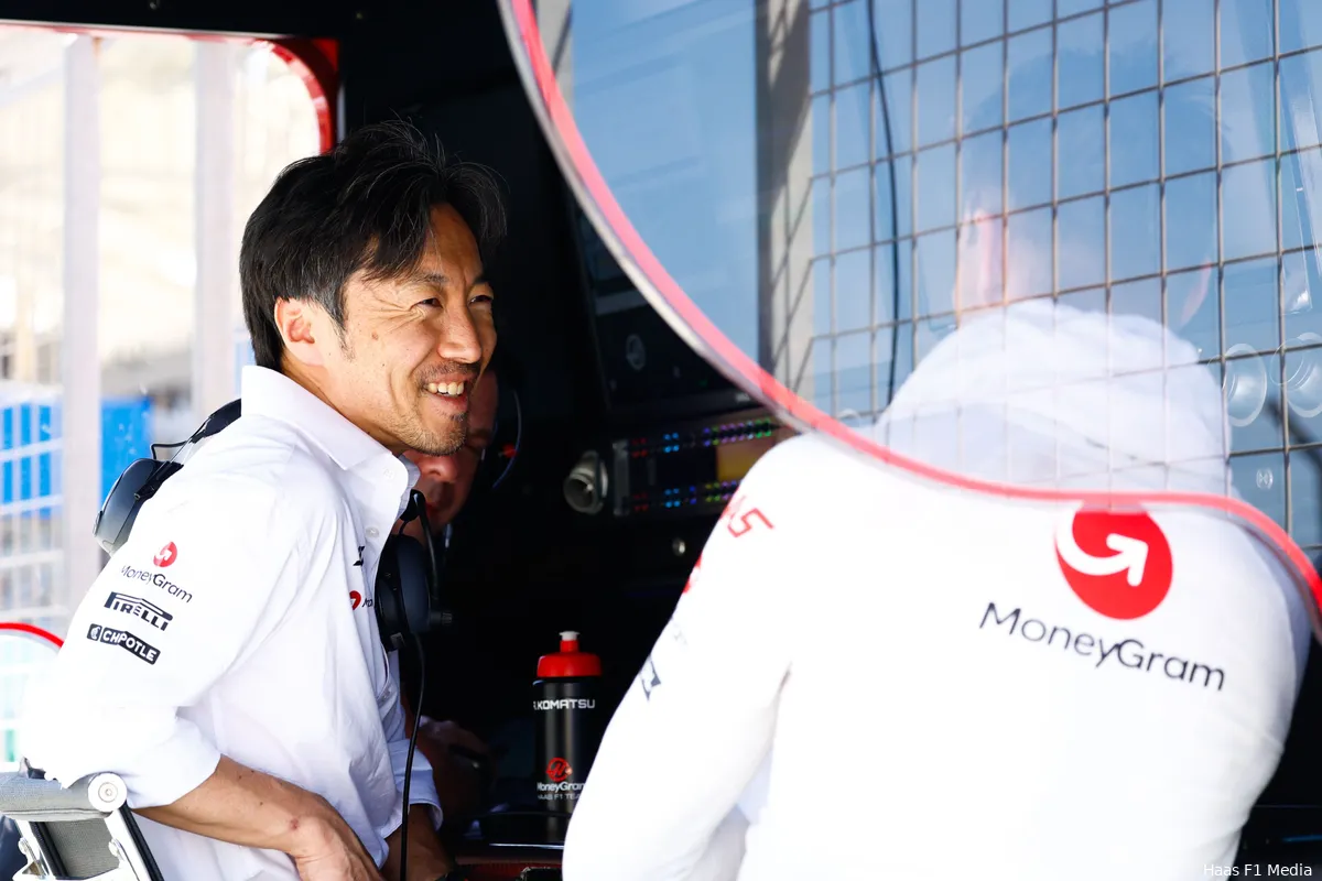 ayao komatsu haas wintertest bahrein 2024