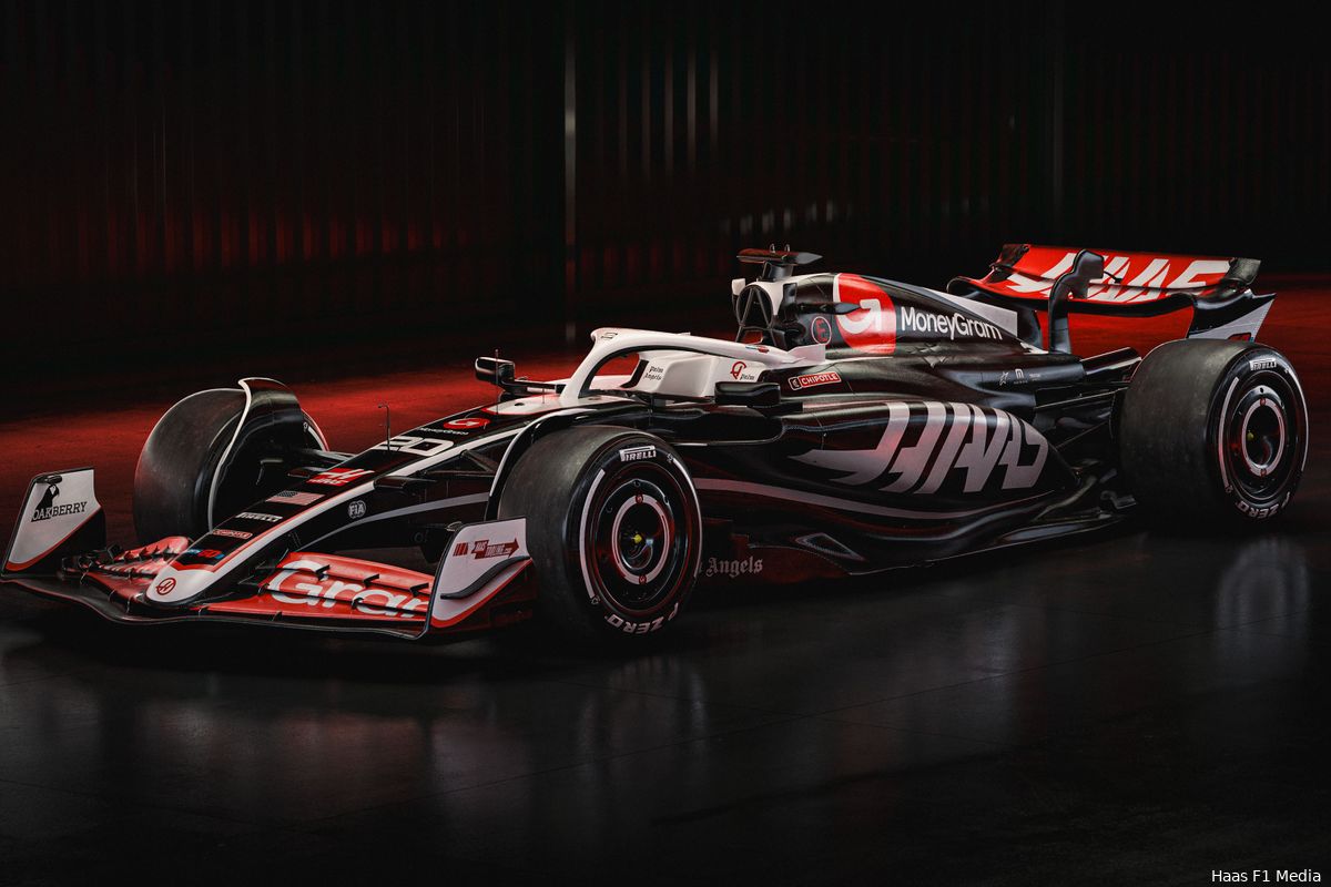 Foto's: Haas toont de nieuwe bolide die het team van de laatste plek moet helpen