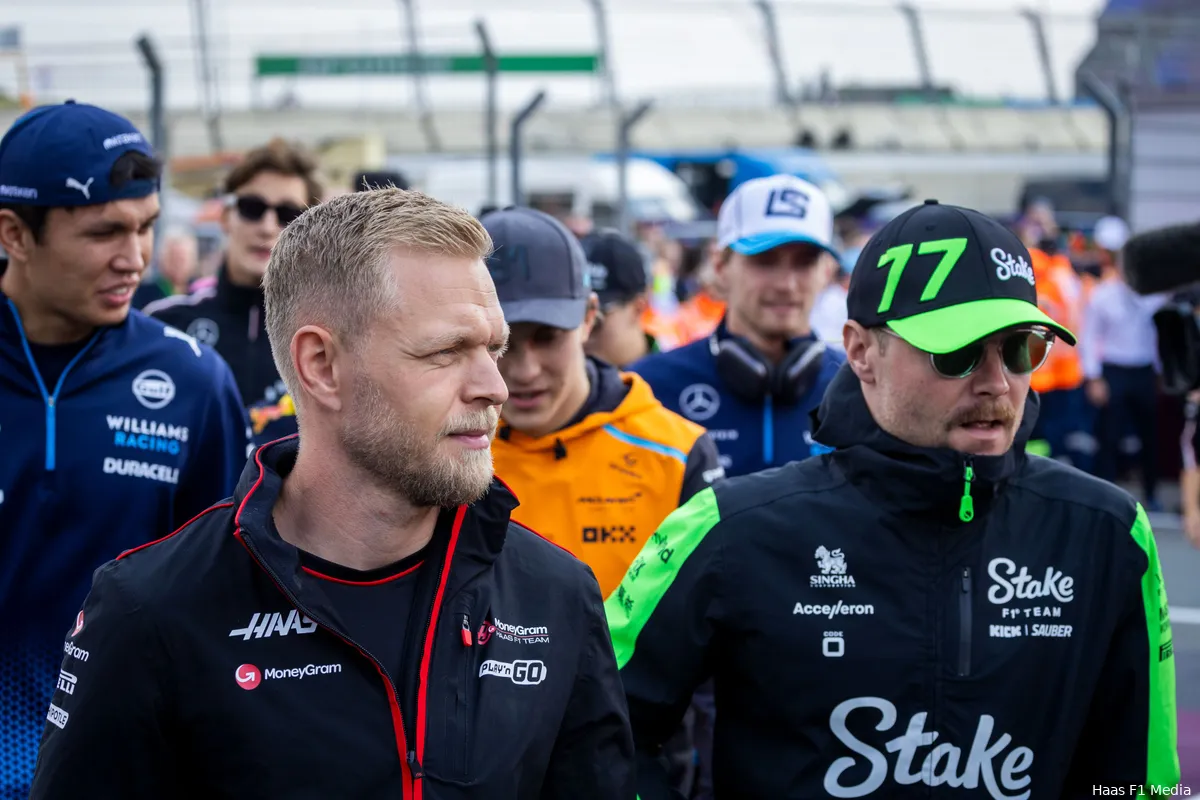 valtteri bottas kevin magnussen alexander albon haas gp nederland zondag 2024