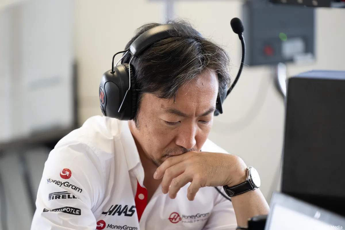 haas ayao komatsu gp azerbeidzjan vrijdag 2024