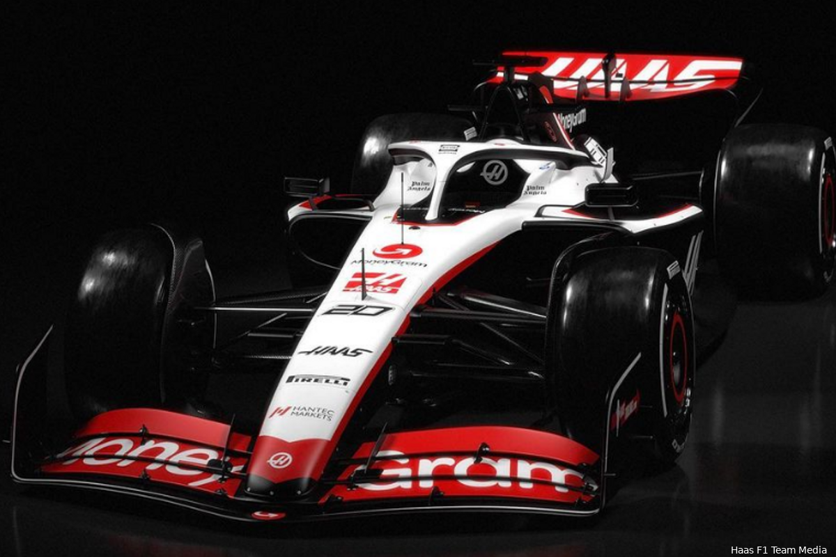 Haas F1 onthult target 2023 na tonen livery