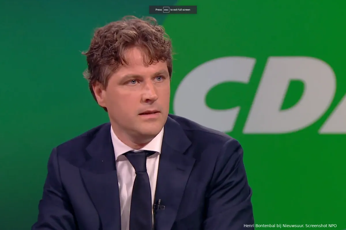 Anti-Democratic new CDA leader Bontenbal immediately rules out FVD as well as PVV