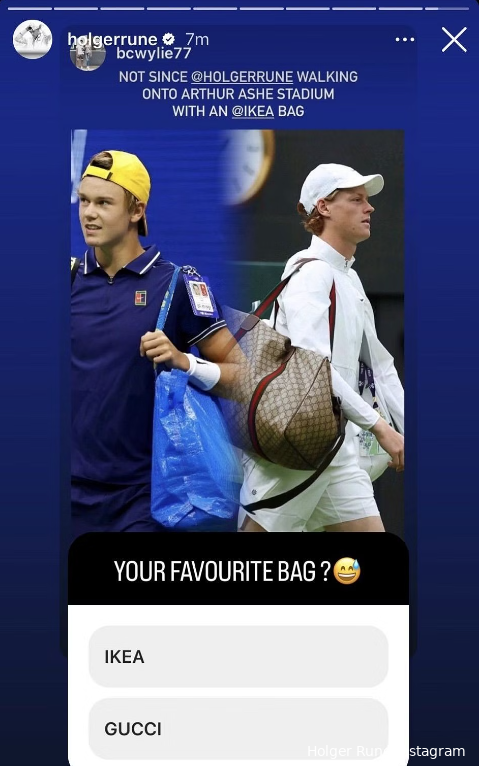 Custom Gucci for Jannick Sinner, an Italian tennis player at the US Open :  r/handbags