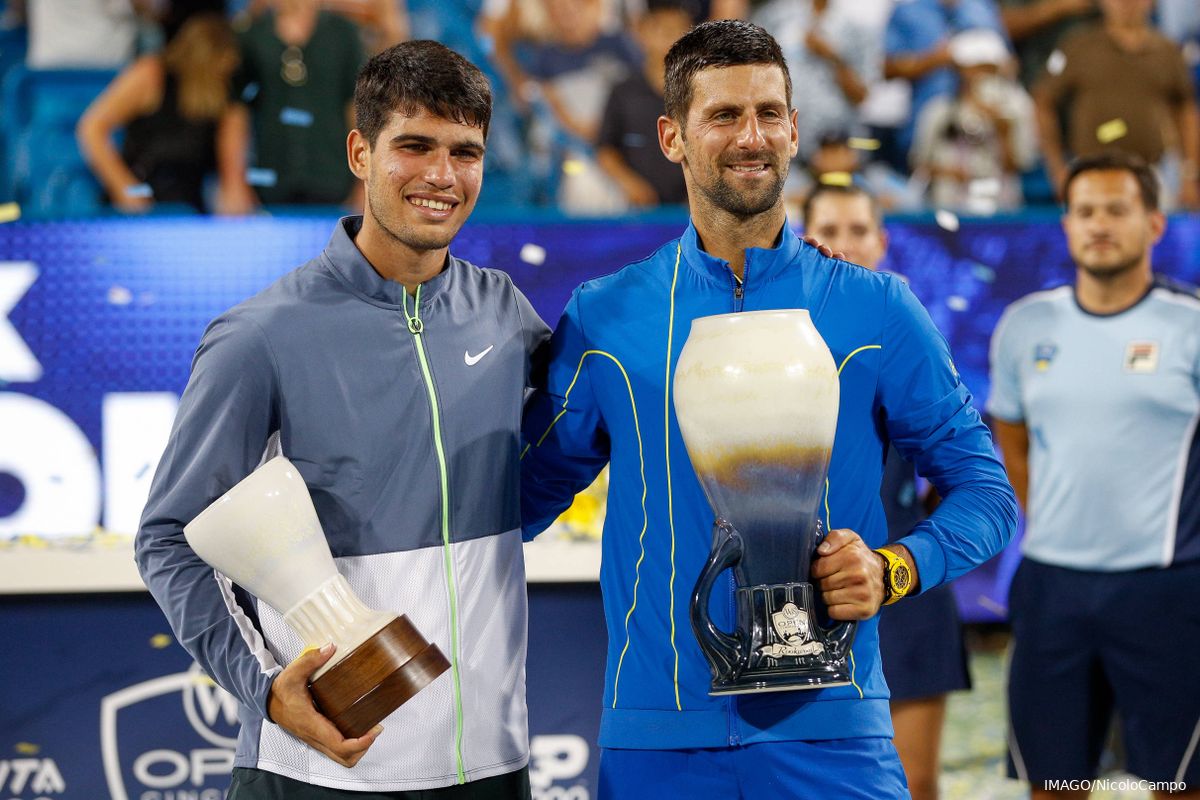 Alcaraz Loses Ground On Djokovic's No. 1 Spot In Latest ATP Rankings