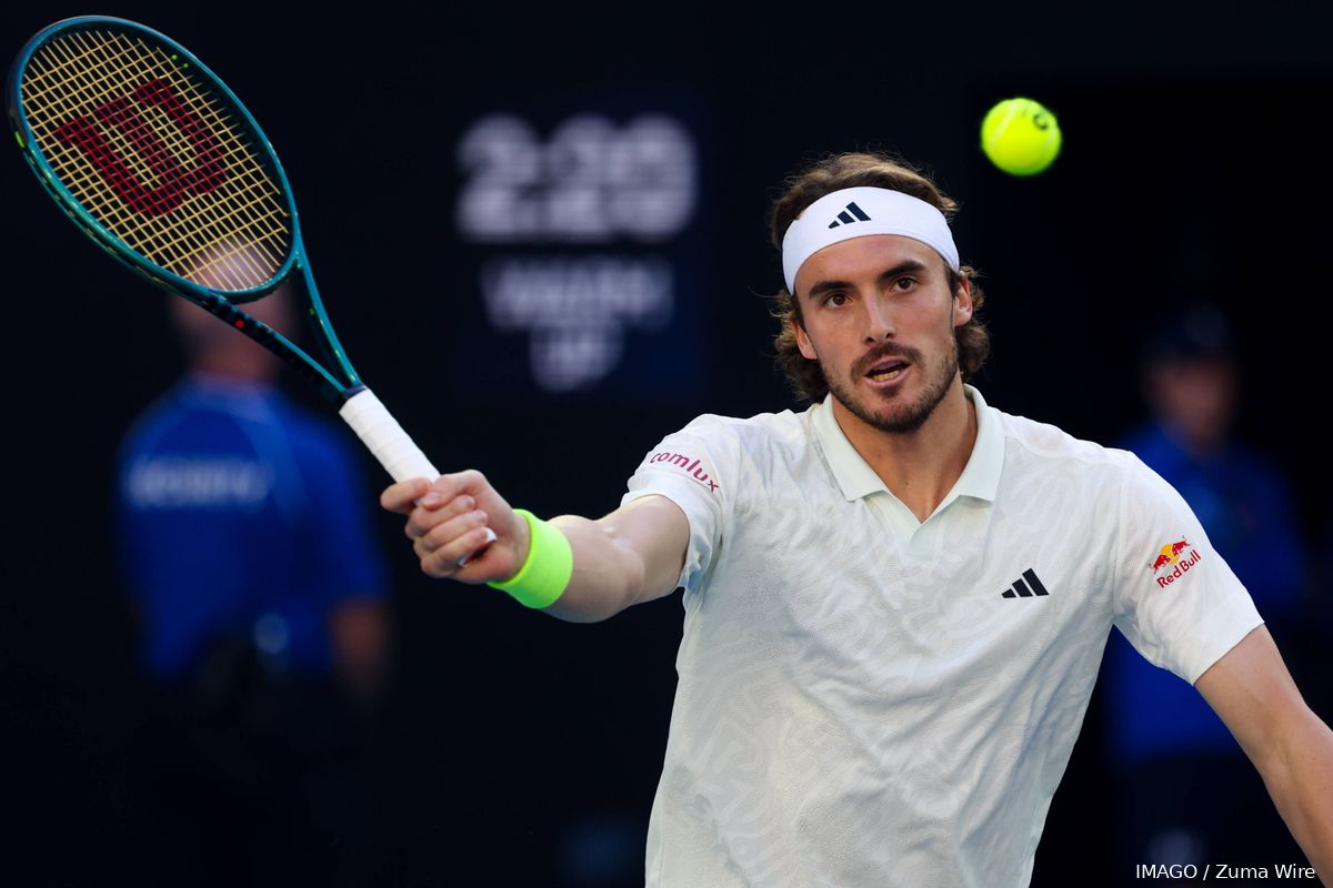 WATCH: Tsitsipas Wins Outrageous Point Of Tournament Contender On Opponent's Court