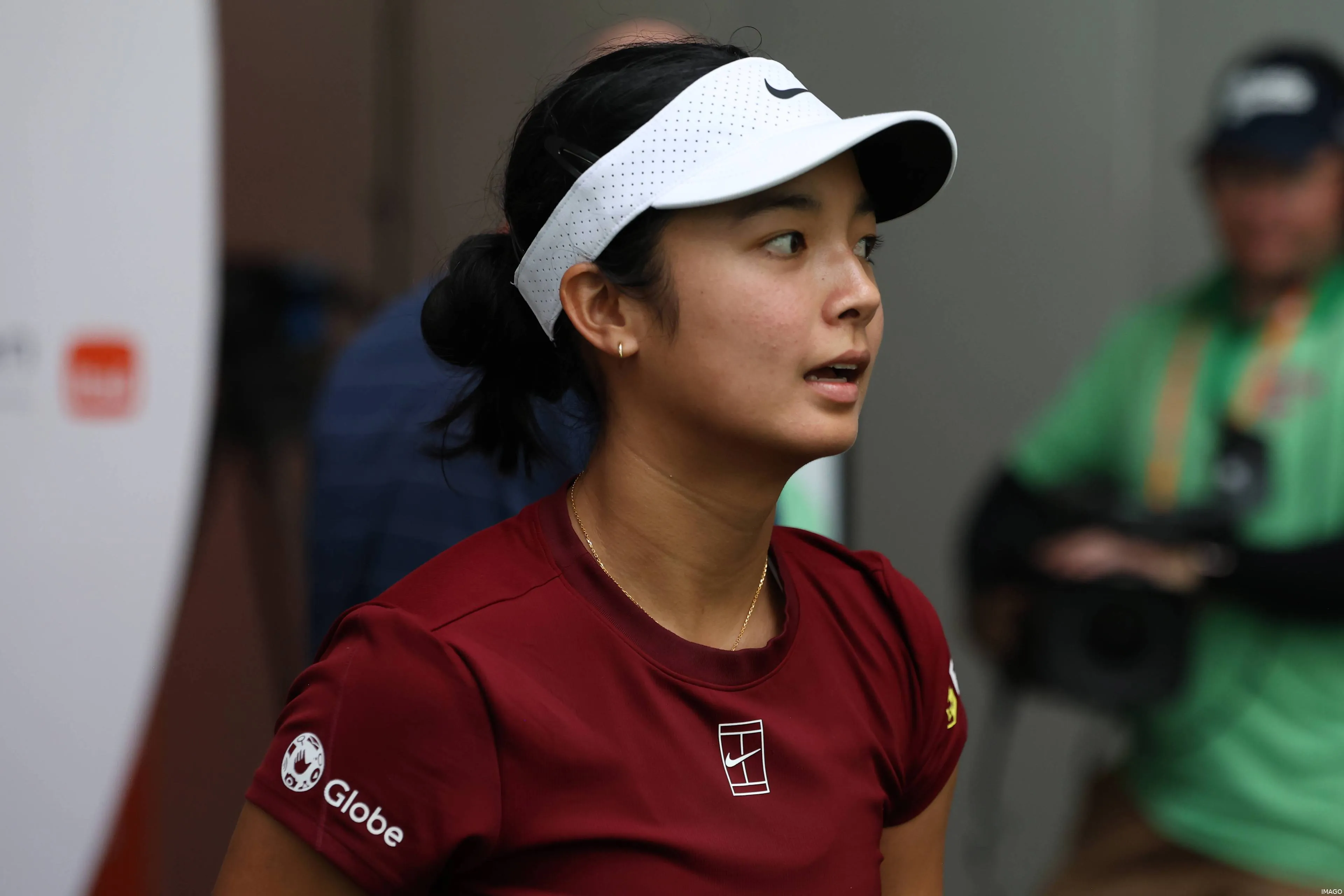 Didn't know that he was going to come until this morning": Alexandra Eala  watched on by legendary Toni Nadal during stunning Swiatek win