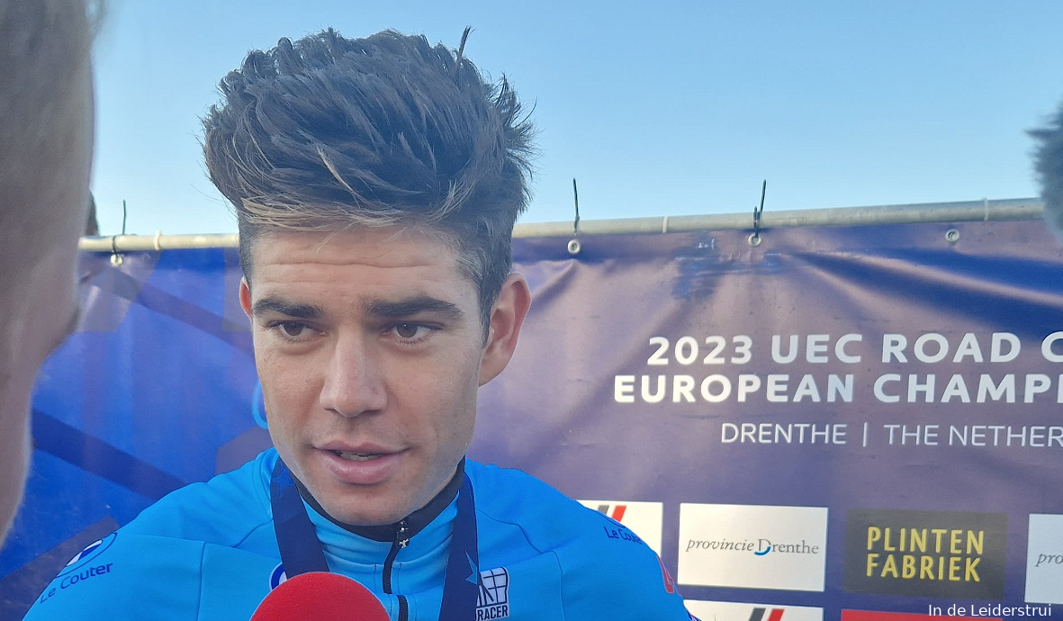 Van Aert was 'completely exhausted' after recovery efforts by De Lie and points out two mistakes during EC: "But that’s in hindsight..."