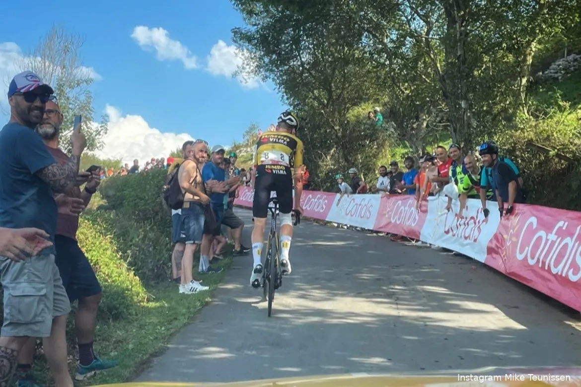 Teunissen opnieuw rode lantaarn: 'Twee keer moeten afstappen voor sanitaire stop'
