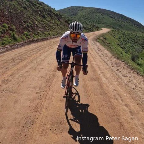 I mellomtiden i gruppen |  Peter Sagan nyter grusparadiset i Utah