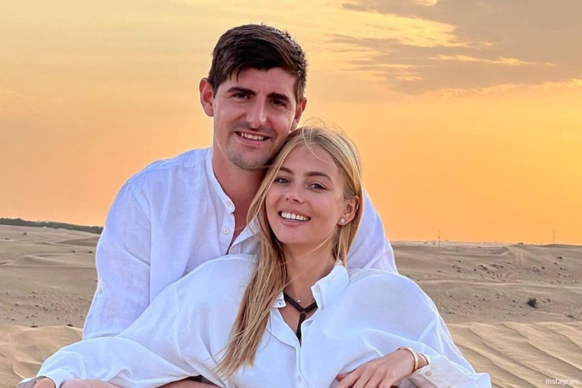 Enkele weken voor hun huwelijk: Thibaut Courtois en Mishel Gerzig delen plots zeer heuglijk nieuws