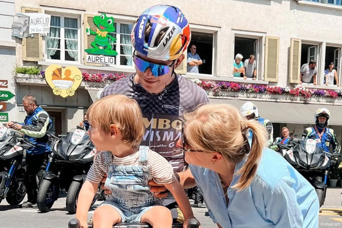 Te schattig: zo reageert Sarah De Bie op vertrek van Wout van Aert uit de Tour de France