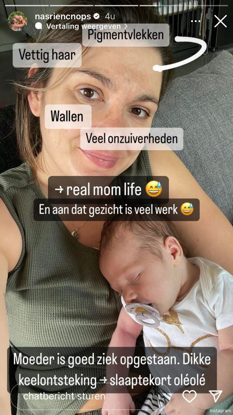 3 weken na geboorte van tweede dochtertje: radiopresentatrice Nasrien Cnops deelt erg somber nieuws