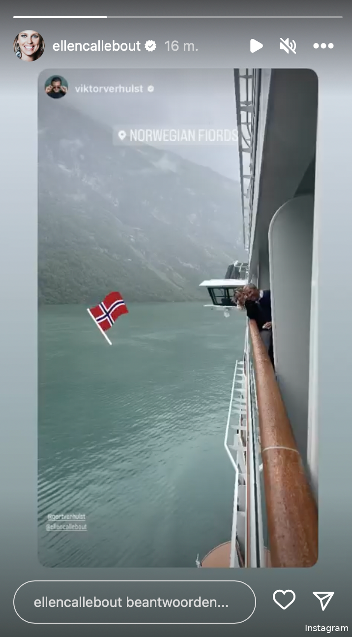 De Verhulstjes zijn op vakantie naar de Noorse fjorden: Ellen Callebout deelt eerste magnifieke beelden