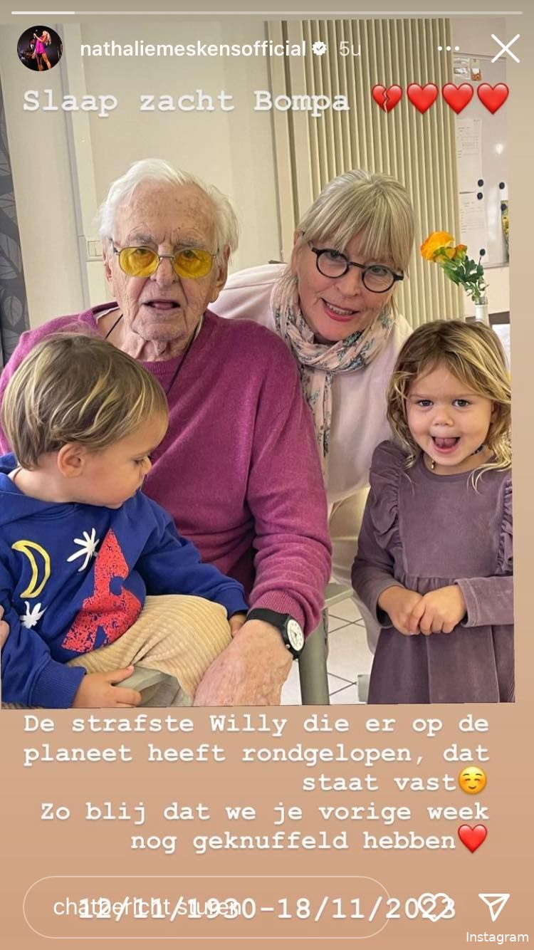 Presentatrice Nathalie Meskens gebroken van verdriet: "Slaap zacht"