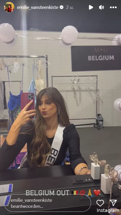 Zware tegenslag voor Miss België Emilie Vansteenkiste