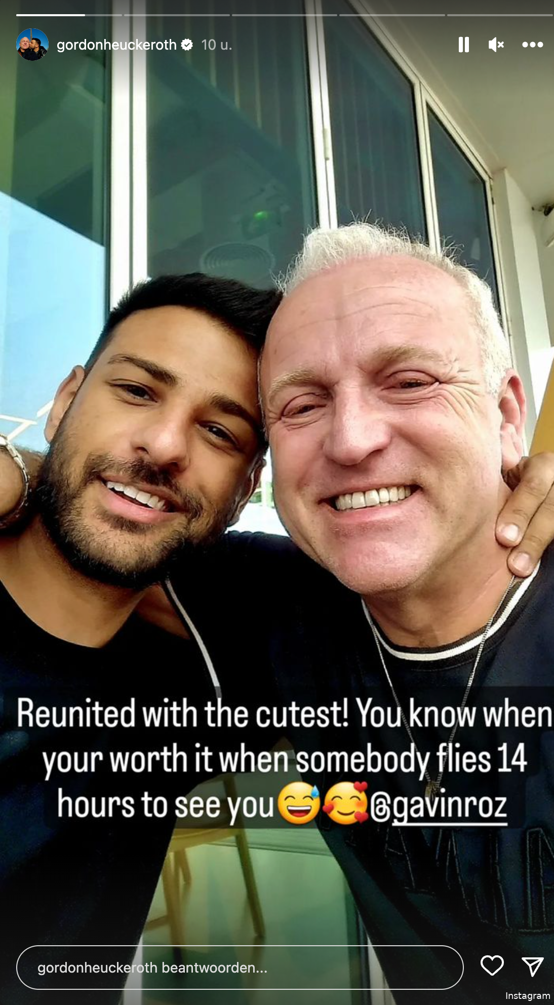 Gordon deelt magnifiek nieuws voor hem en zijn grote liefde Gavin