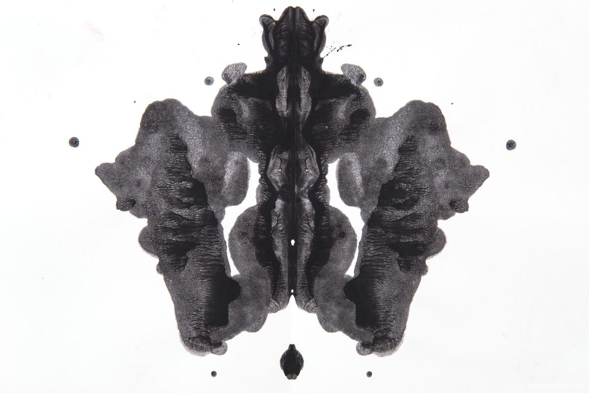 Wat wordt er bedoeld met de Rorschach test?