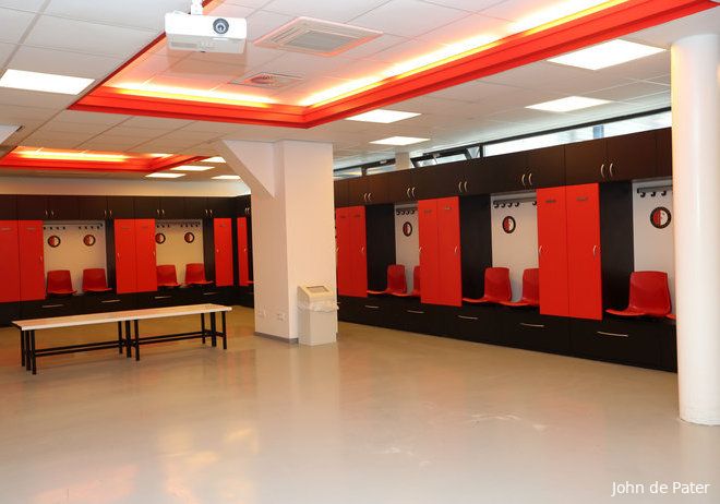 Feyenoorders treffen zondag vernieuwde kleedkamer