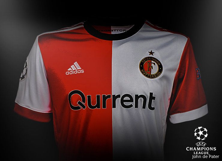 Feyenoord-shirt aangepast voor Champions League