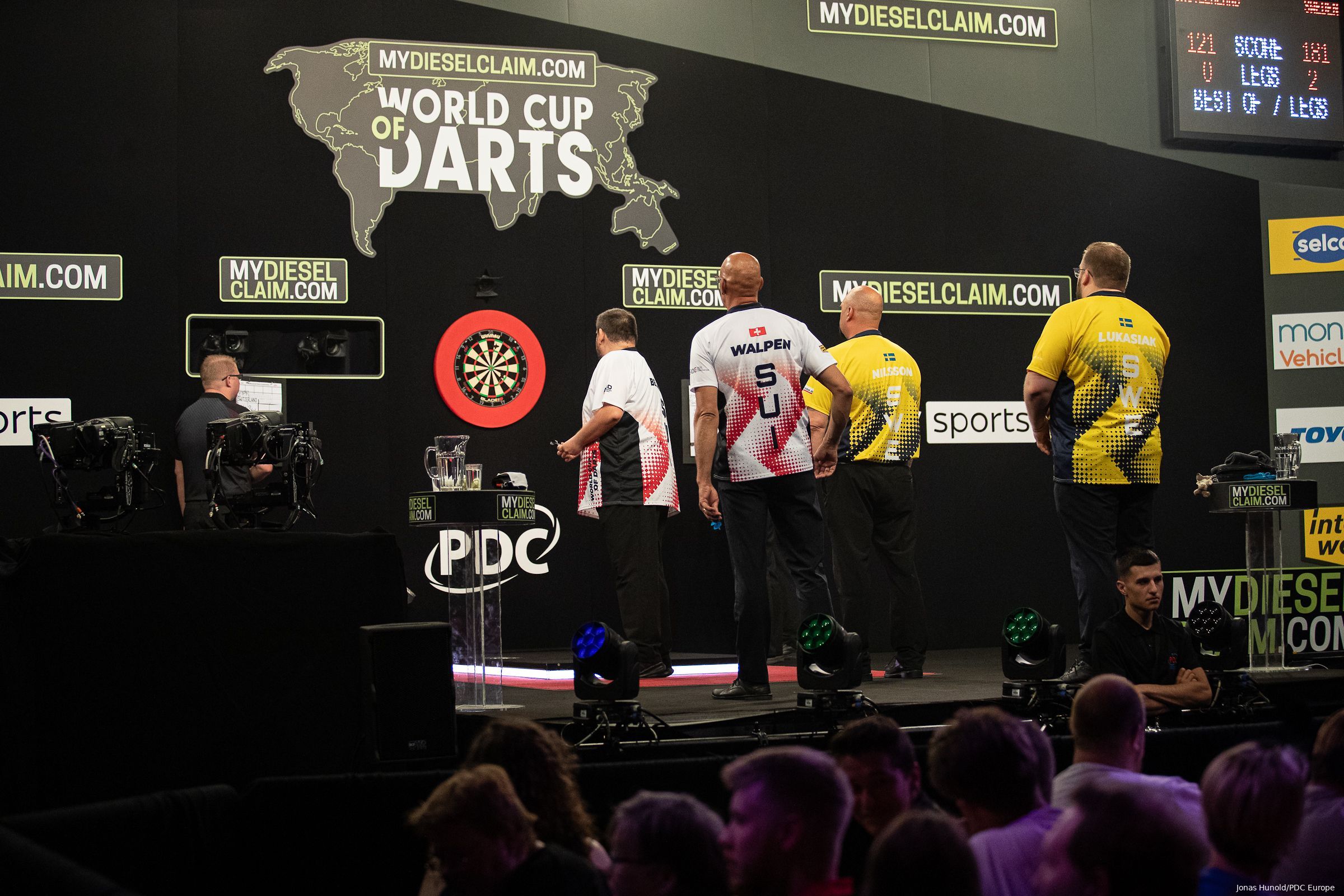 &nbsp;Schweiz gegen Schweden World Cup of Darts 2023<br>