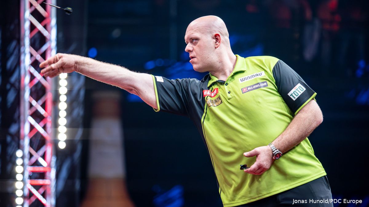 Michael van Gerwen tops list of highest ever averages at European Darts Open