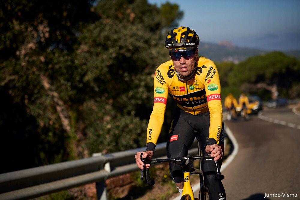 Dumoulin, Oomen en Kruijswijk namens Jumbo-Visma in Ronde van Catalonië