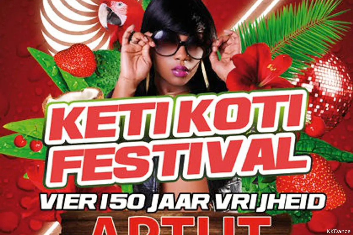 Aptijt op Keti Koti Dance event in Corso R'dam