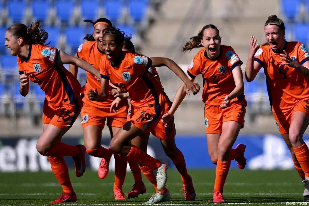vrouwen oranje o17 frankrijk halve finale ek