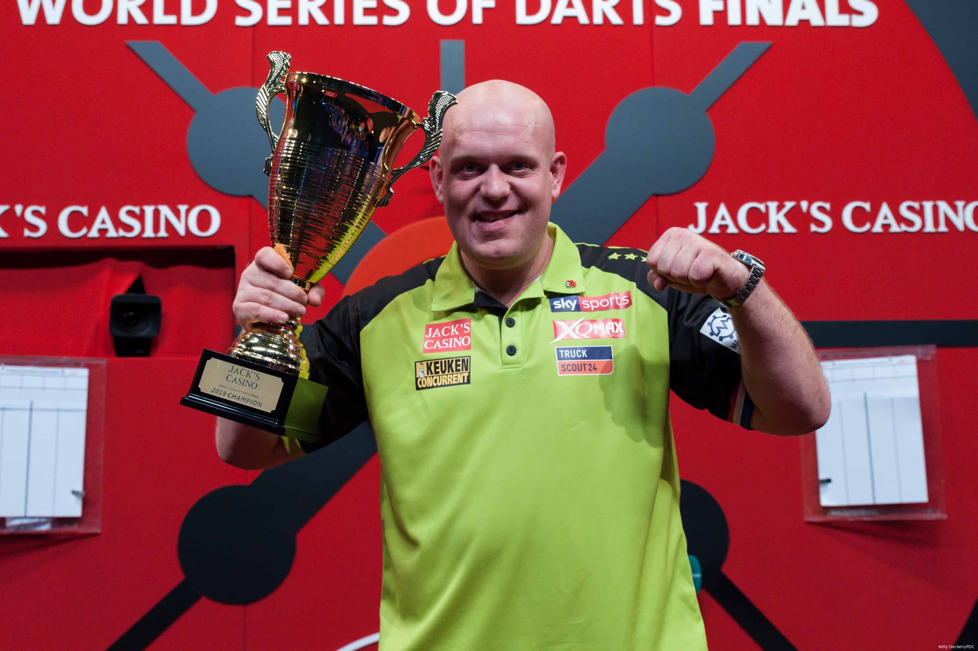 Michael van Gerwen gewann im vergangenen Jahr die World Series of Darts Finals