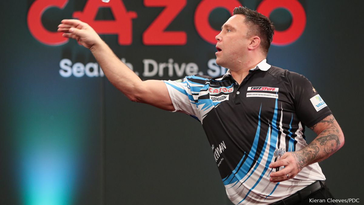 Gerwyn Price fights back to beat Luke Woodhouse as Steve Beaton crashes out, PDC World Championships