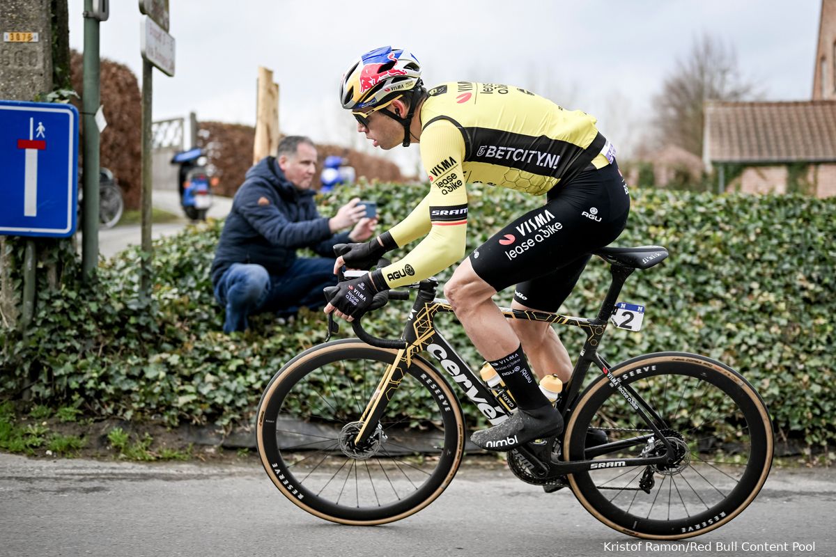 Wout van Aert regrets his 'blunder' in E3 Saxo Classic: "It turns into an annoying race for me"