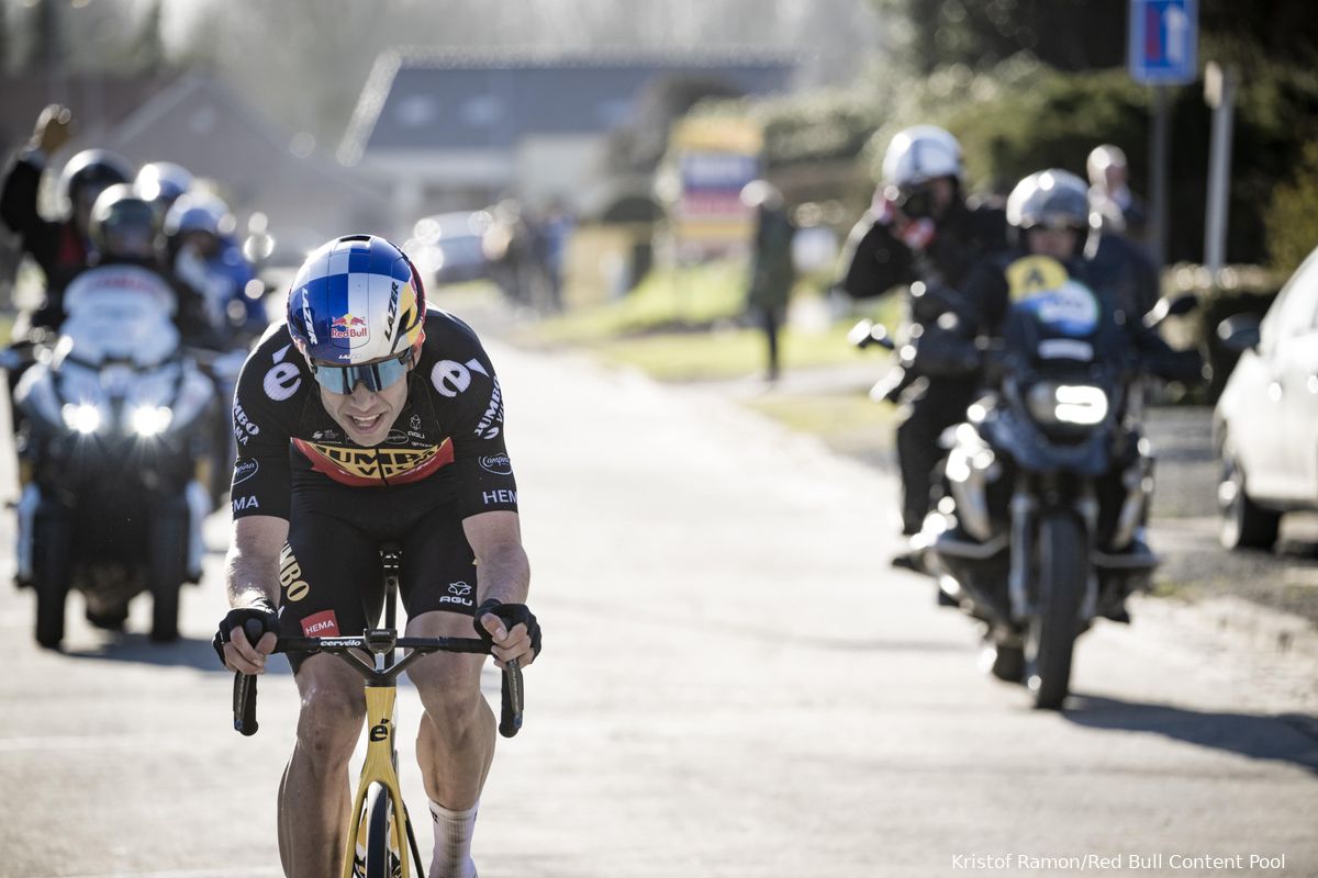 'Trainingen waarvan we weten dat Van Aert echt heel goed wordt, hebben we nog weggelaten'