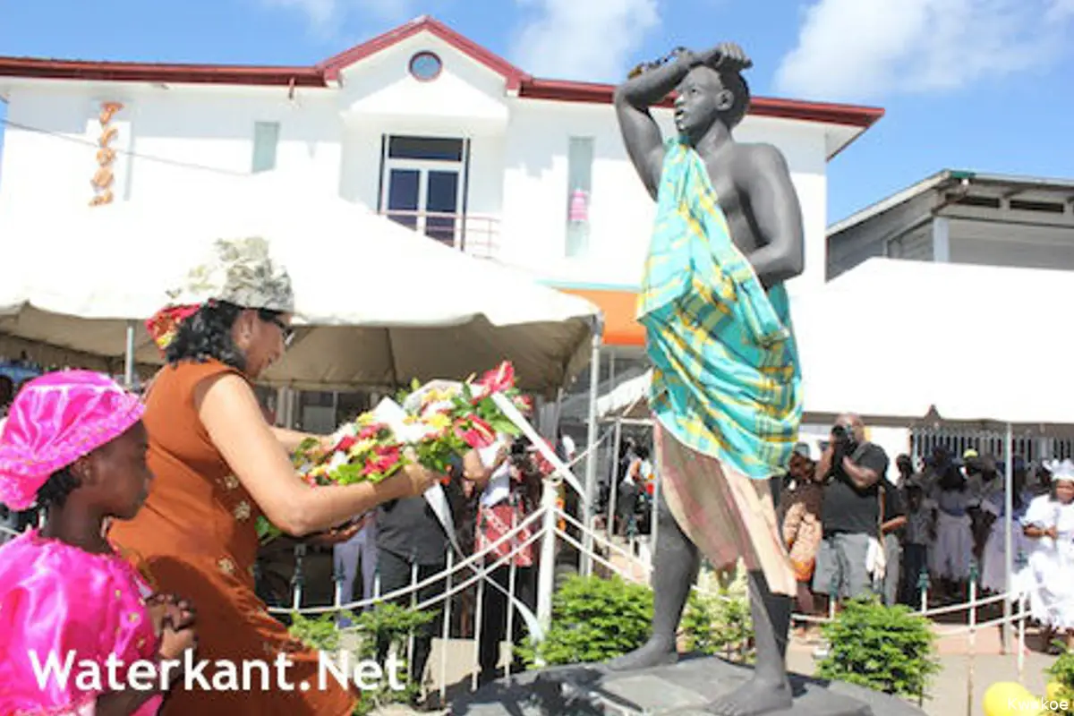 Herdenking afschaffing slavernij in Suriname (Keti Koti)