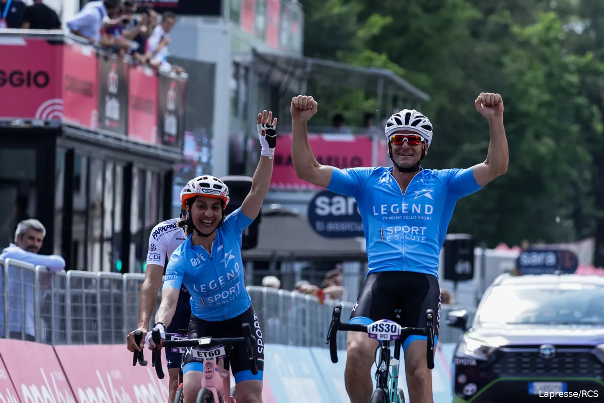 Column: Eigenlijk best prima dat jij elke dag naar de finish van de Giro-E moet kijken