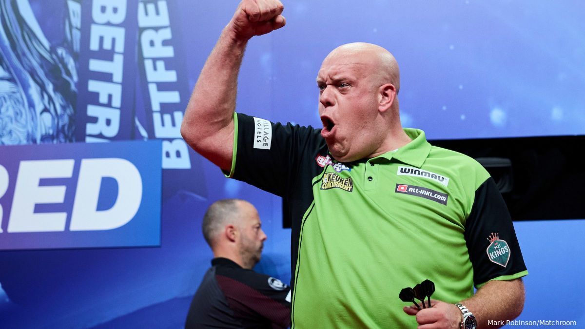 Schedule Friday night at World Matchplay 2025 including Michael van