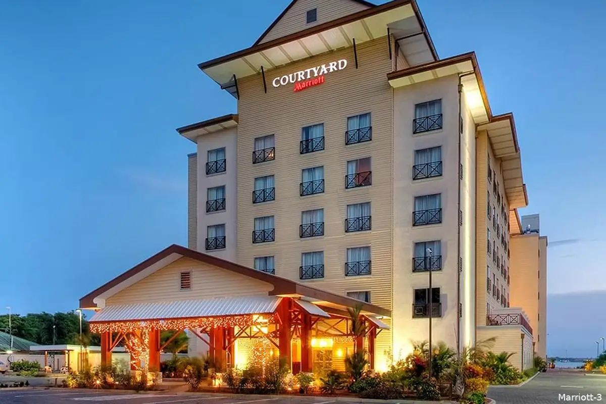 In luxe genieten van Suriname in het Courtyard by Marriott Hotel