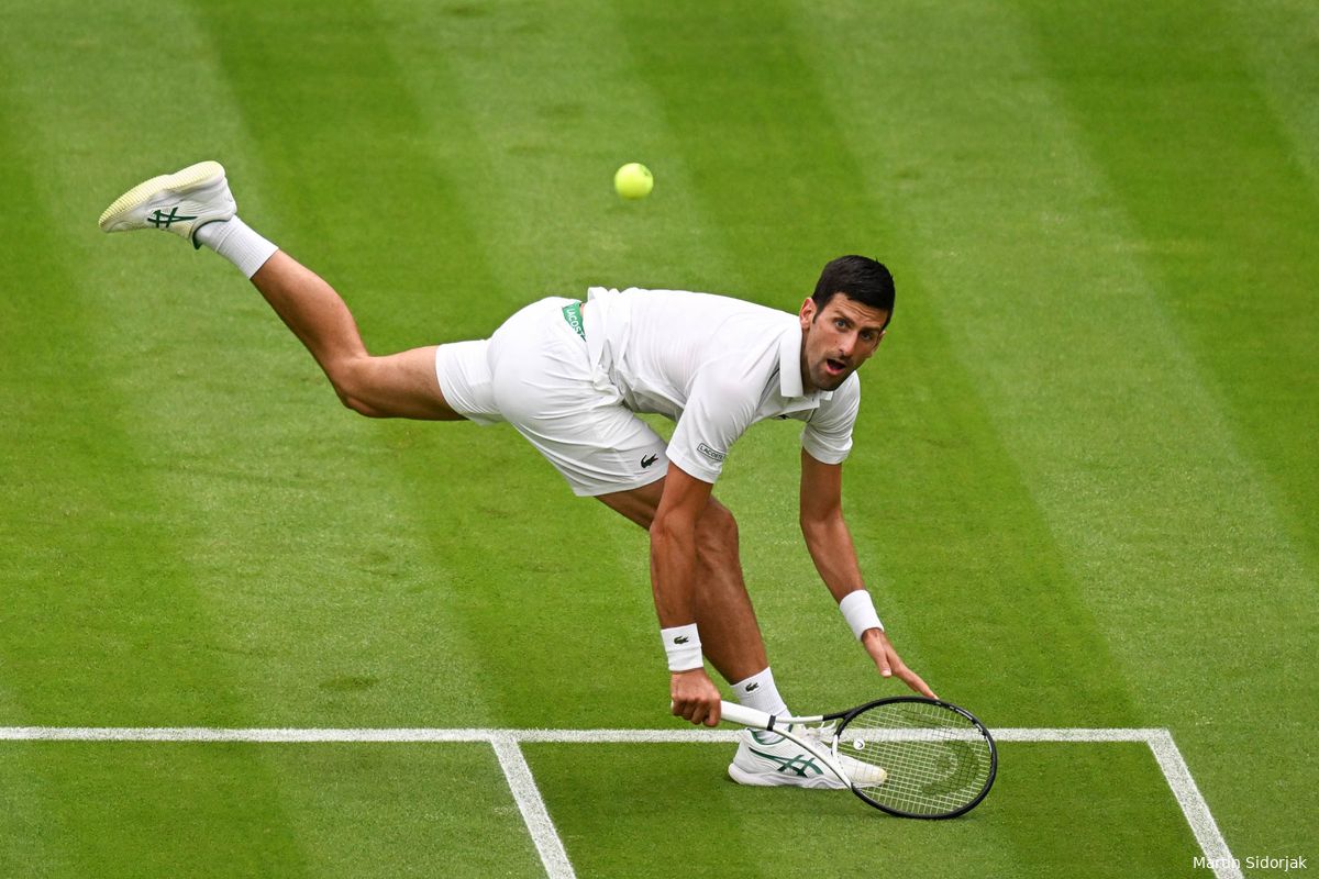 WATCH: Djokovic crosses the net to help injured Sinner at Wimbledon